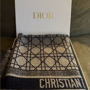 Christian Dior Cannage Scarf New